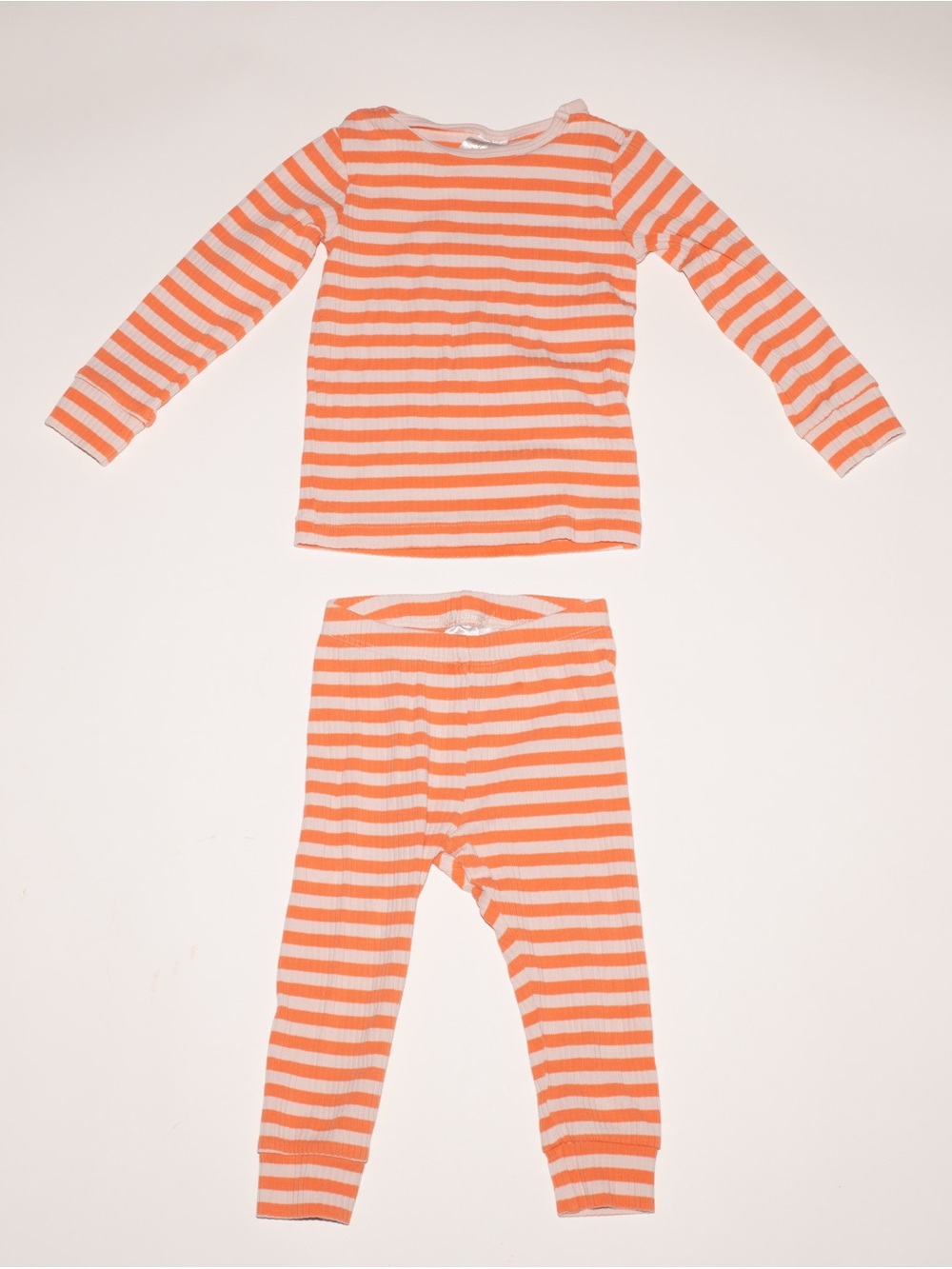 H&M Orange Striped Pajamas